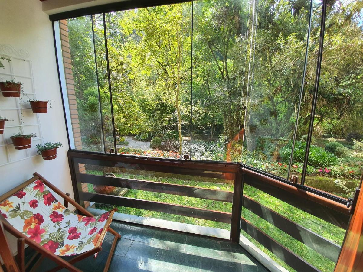 Lindo Apto No Centro Capivari - Condominio Privado Campos do Jordao Dış mekan fotoğraf